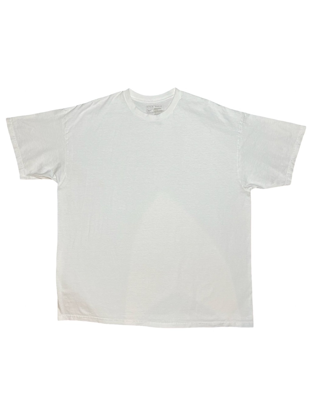 Vintage Nike Mini Swoosh White Tee Shirt Y2K Oversized XXL White Casual